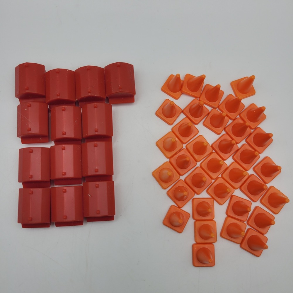 Monopoly Pixar Disney Replacement Houses Hotels Conesโ Barn Red Orange